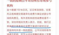 量化交易监管新规昨起生效 高频交易将实施差异化管理