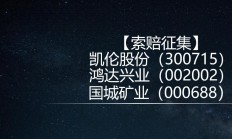 国城矿业释疑“为何出售宇邦银矿”