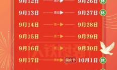 定好闹钟！9月30日火车票今日开售 国庆节首日车票明日可买